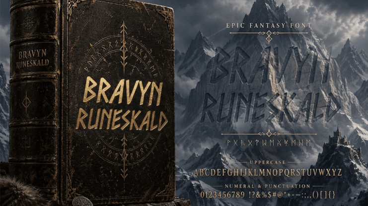 Bravyn Runeskald Free Font