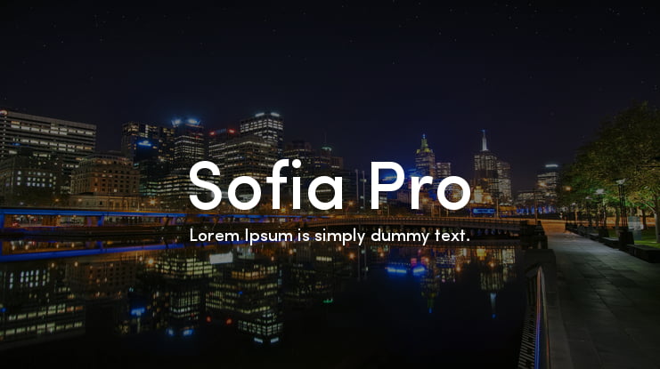 Sofia Pro Font Family