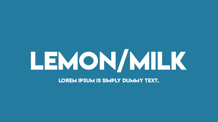 Lemon Milk Font Family Download Free For Desktop Webfont