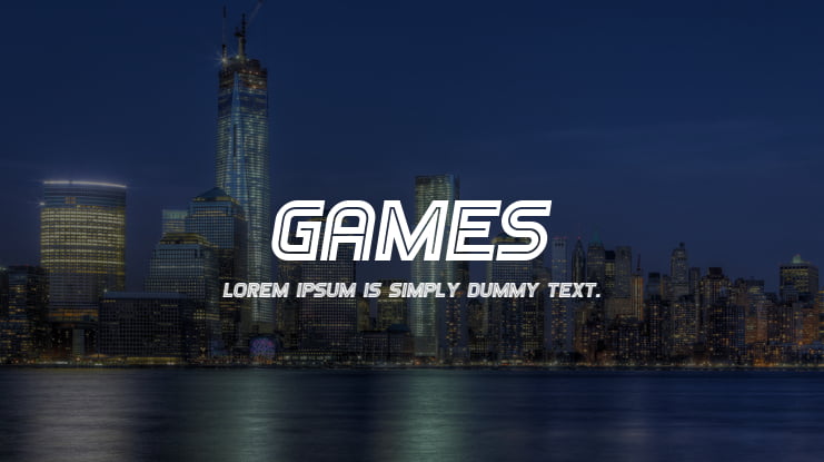 Games Font Family