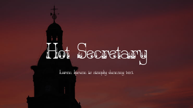 Hot Secretary Font
