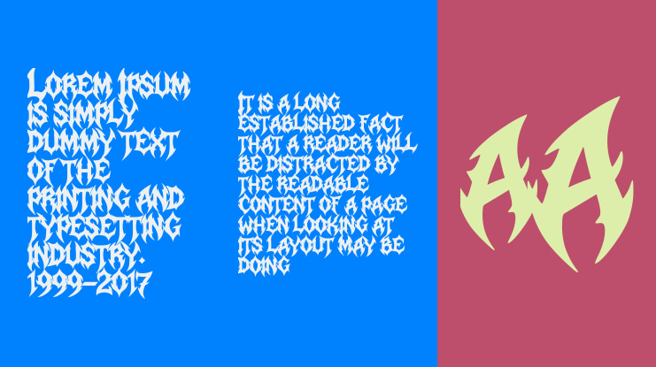 Sanguine Frost Font