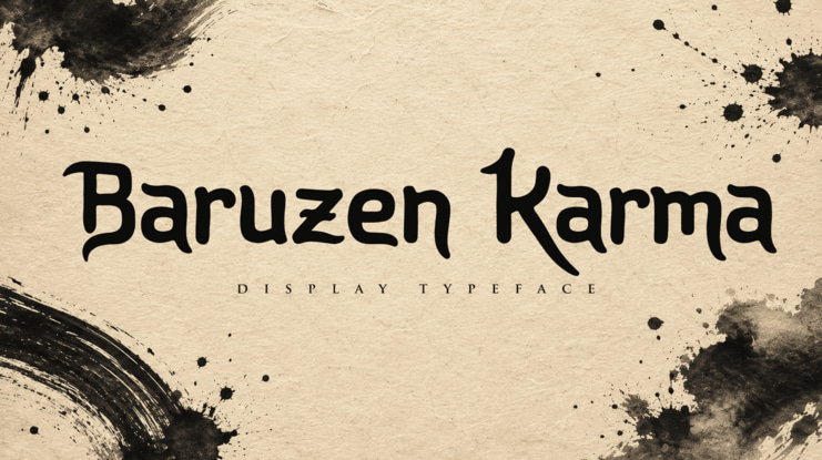 Baruzen Karma Free Font