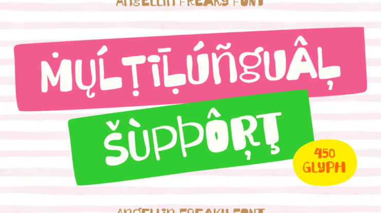 Angellin Freaky Font