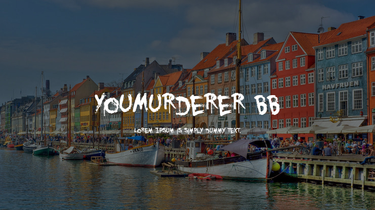 YouMurderer BB Font