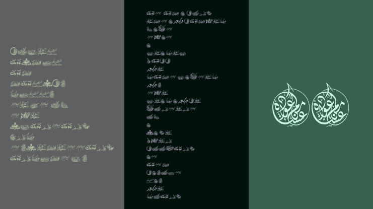Felicitation_Arabic Feasts Font
