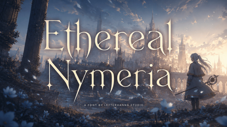 Ethereal Nymeria Personal Use Font