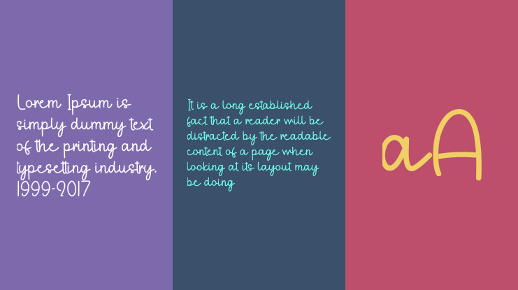 Rainbow Memories Font