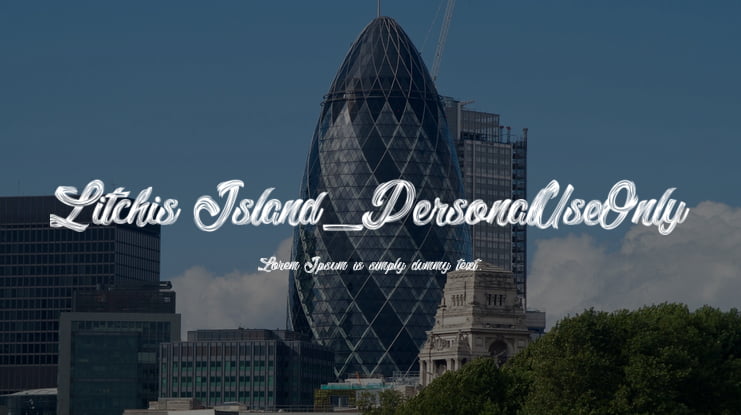 Litchis Island_PersonalUseOnly Font