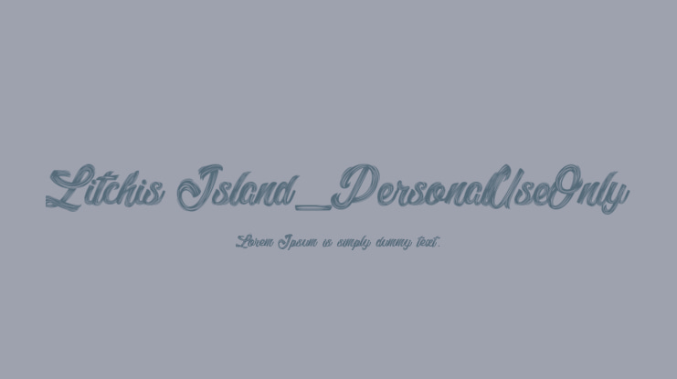 Litchis Island_PersonalUseOnly Font
