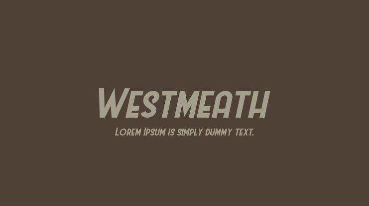 Westmeath Font Family
