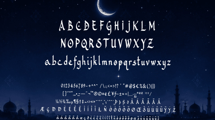 Abu Dhabi Solstice Personal Use Font