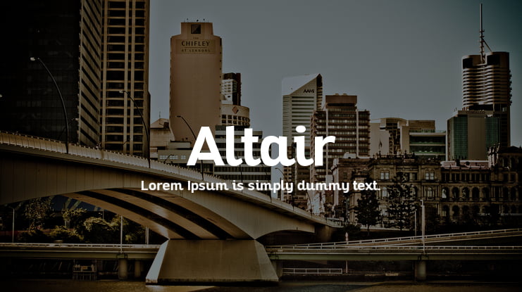 Altair Font Family