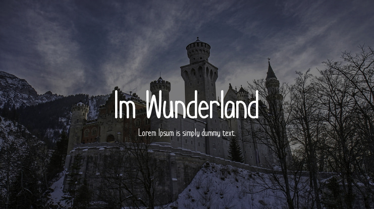 Im Wunderland Font Family