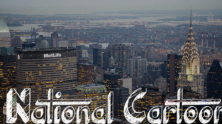 National Cartoon Font