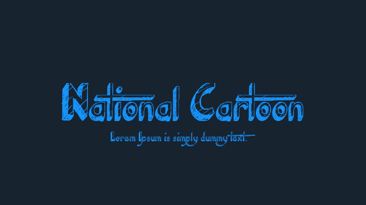 National Cartoon Font