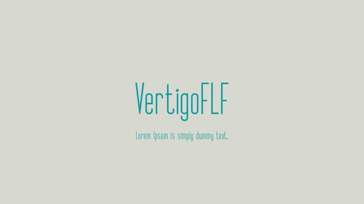 VertigoFLF Font Family