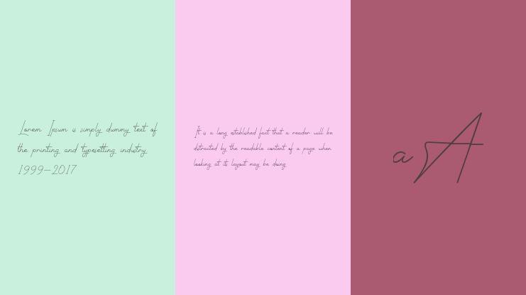 Rastery Signature Font