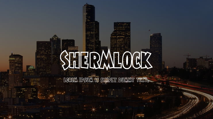 Shermlock Font Family : Download Free for Desktop & Webfont