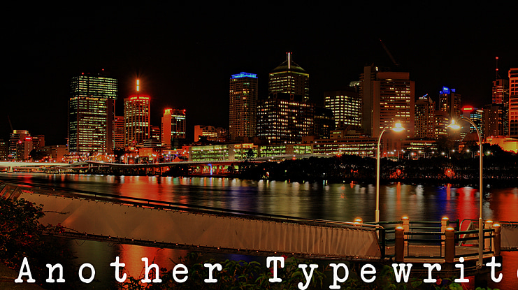Another Typewriter Font