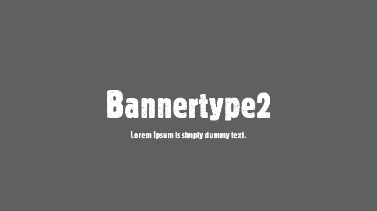 Bannertype2 Font