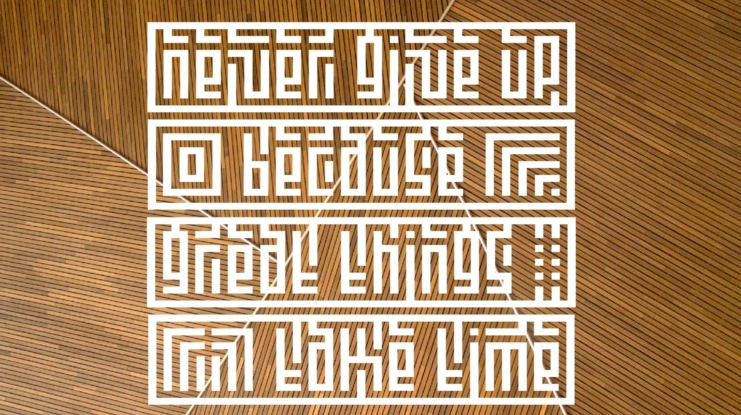 Kufication Personal Use Font