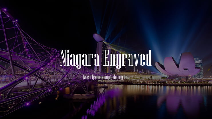 Niagara Engraved Font Family