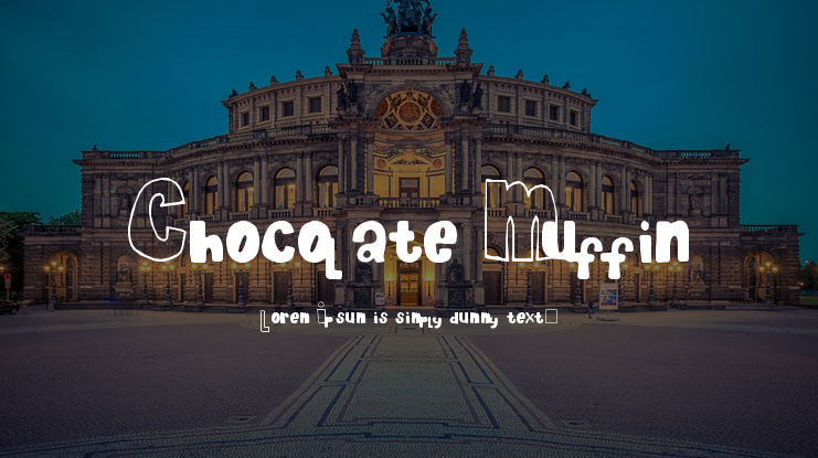 Chocolate Muffin Font