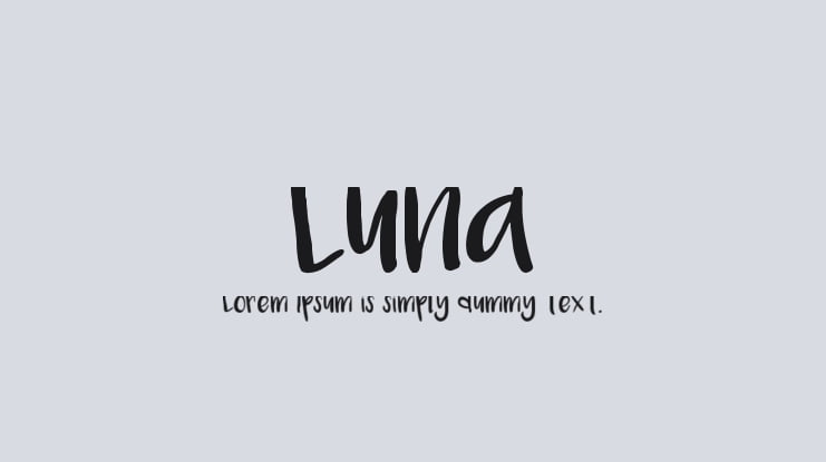 Vrijstelling Leia Amerikaans voetbal Luna Font : Download Free for Desktop & Webfont