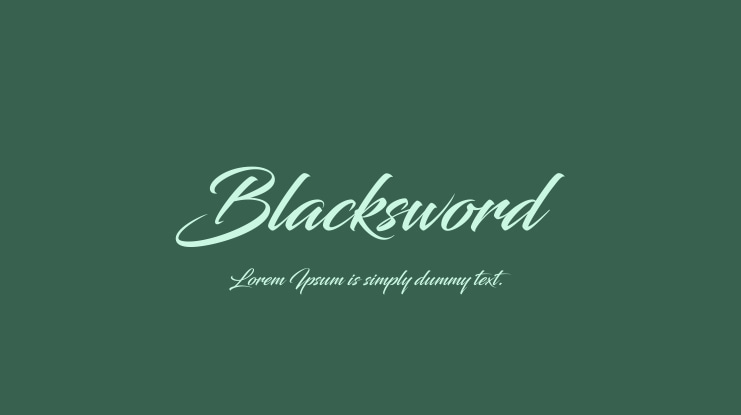 Blacksword Font