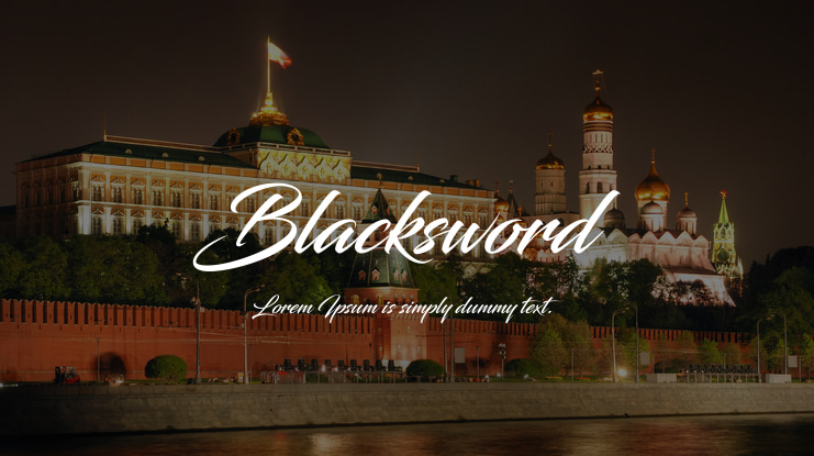 Blacksword Font