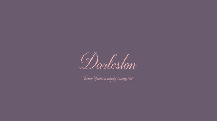 Darleston Font