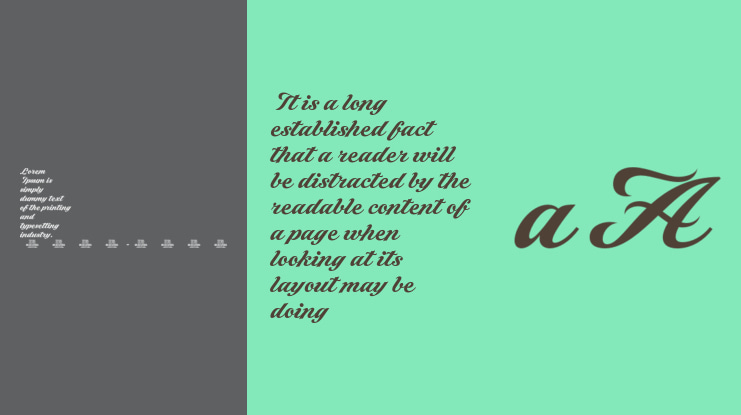 Latenza Script PERSONAL USE Font