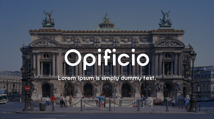 Opificio Font Family