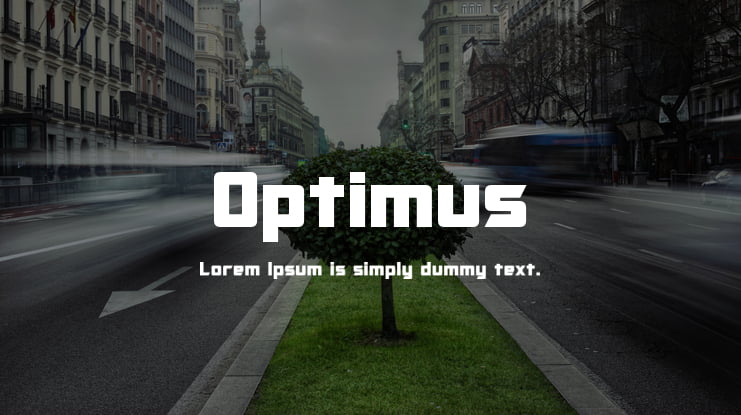 Optimus Font Family
