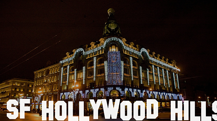 SF Hollywood Hills Font Family