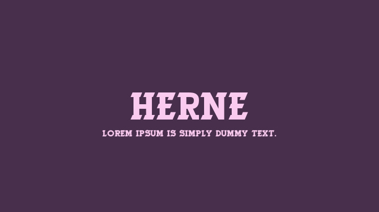Herne Font Family