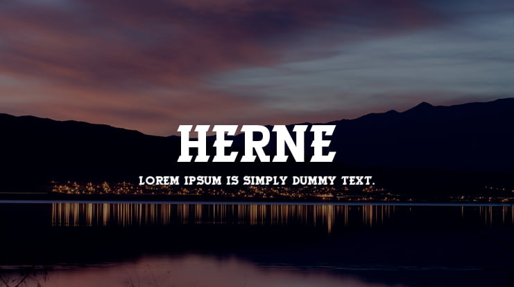 Herne Font Family
