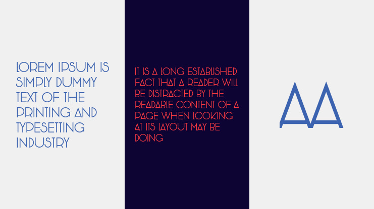 Travesta Flat Font