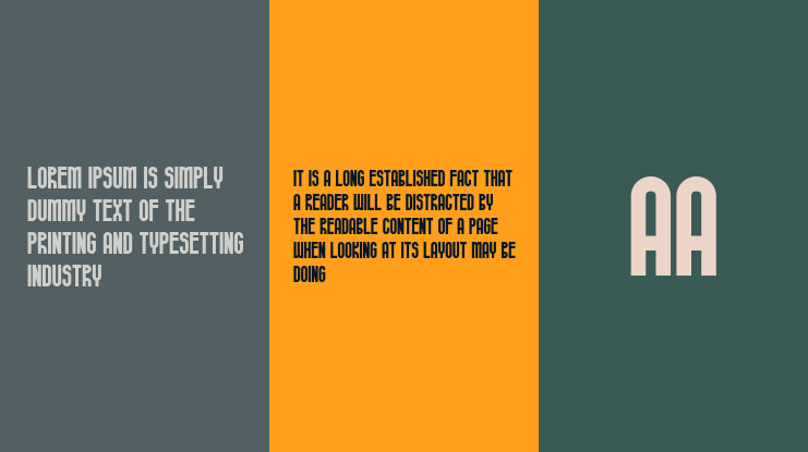 Broadcaster Flat Font