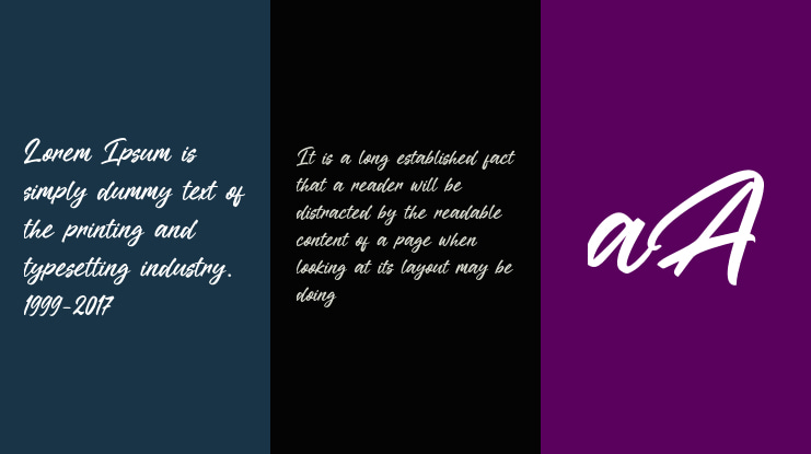Slowing Font