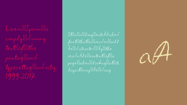 Front Picture Font Family
