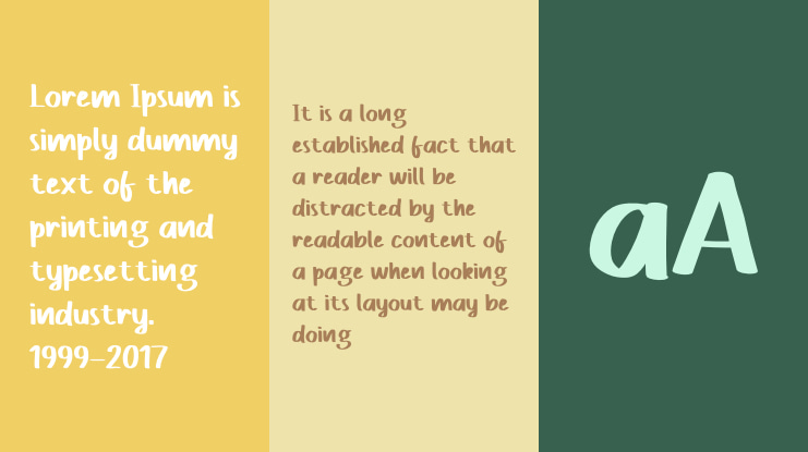 False Sans Font Family