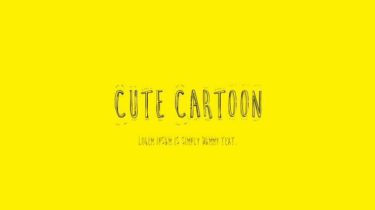 Cute Cartoon Font Family