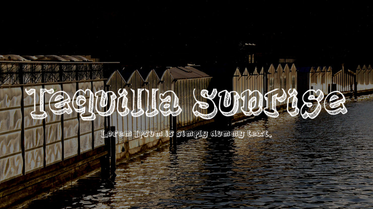 Tequilla Sunrise Font