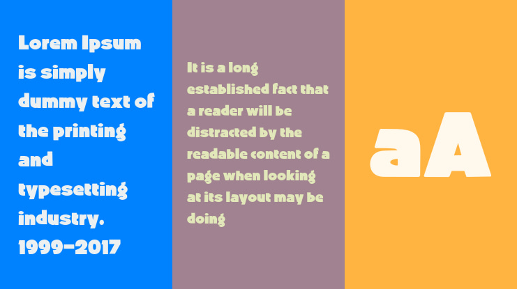 Fuego block Font Family