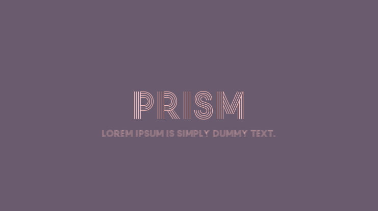 Prism Font