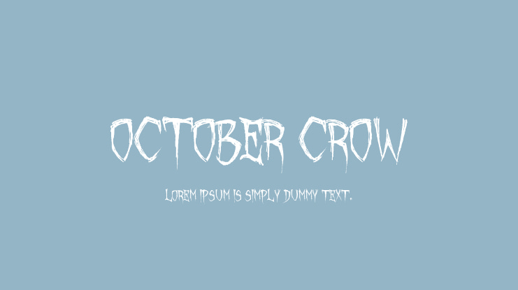 October Crow Font