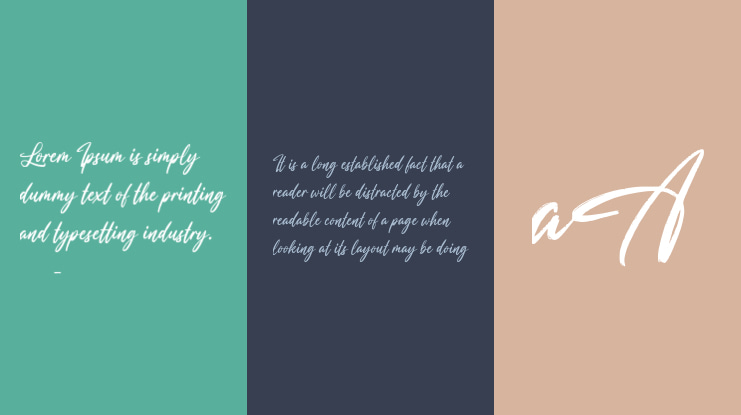 Ronthel Brush Font