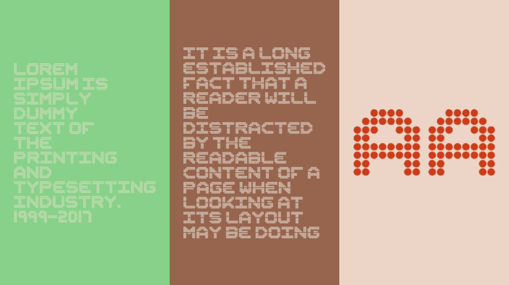 Dotfont Font